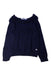 A Navy Knit Sweaters from Tartine et Chocolat in size 5T for girl. (Front View)