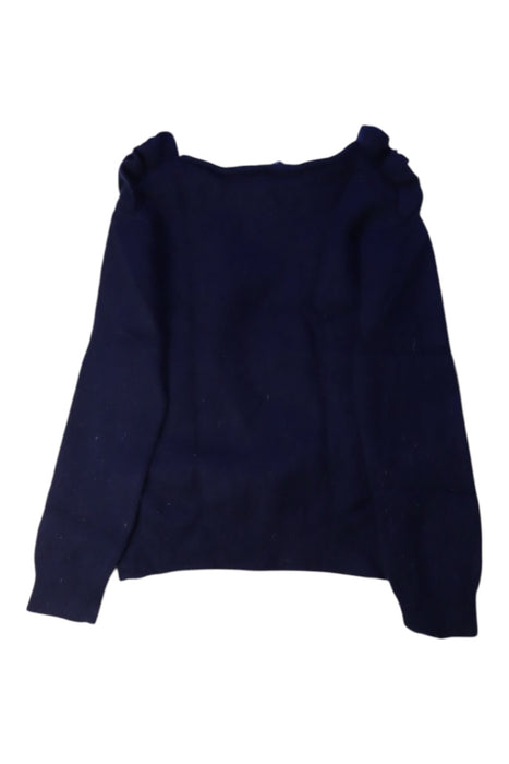 A Navy Knit Sweaters from Tartine et Chocolat in size 5T for girl. (Back View)