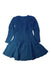 A Blue Sweater Dresses from Polo Ralph Lauren in size 3T for girl. (Back View)