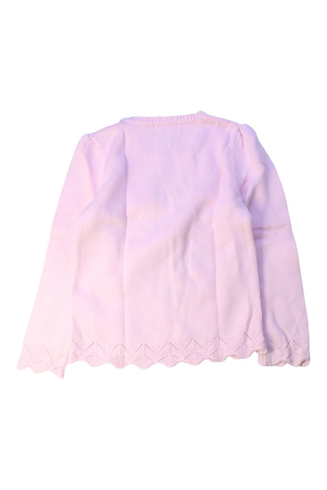 A Pink Long Sleeve Tops from Polo Ralph Lauren in size 4T for girl. (Back View)