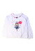 A White Crewneck Sweatshirts from Kingkow in size 4T for girl. (Front View)