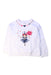 A White Crewneck Sweatshirts from Kingkow in size 4T for girl. (Front View)
