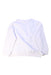 A White Crewneck Sweatshirts from Kingkow in size 4T for girl. (Back View)