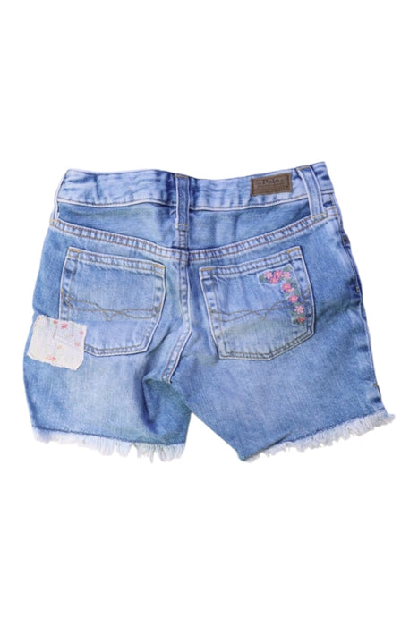 A Blue Shorts from Polo Ralph Lauren in size 6T for girl. (Back View)
