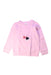 A Pink Crewneck Sweatshirts from Kingkow in size 4T for girl. (Front View)