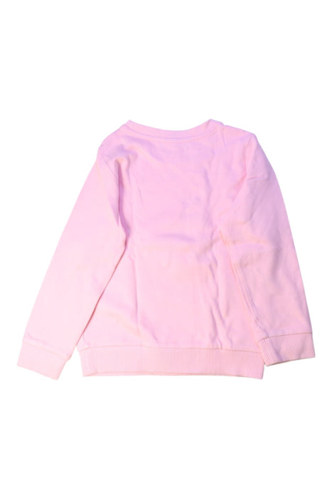 A Pink Crewneck Sweatshirts from Kingkow in size 4T for girl. (Back View)