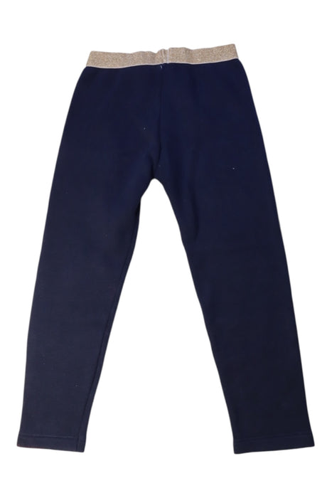 A Navy Leggings from Petit Bateau in size 5T for girl. (Back View)