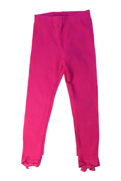 A Pink Leggings from Polo Ralph Lauren in size 4T for girl. (Front View)