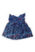 A Navy Sleeveless Dresses from Jacadi in size 6T for girl. (Back View)