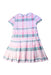 A Pink Short Sleeve Dresses from Jacadi in size 6T for girl. (Back View)