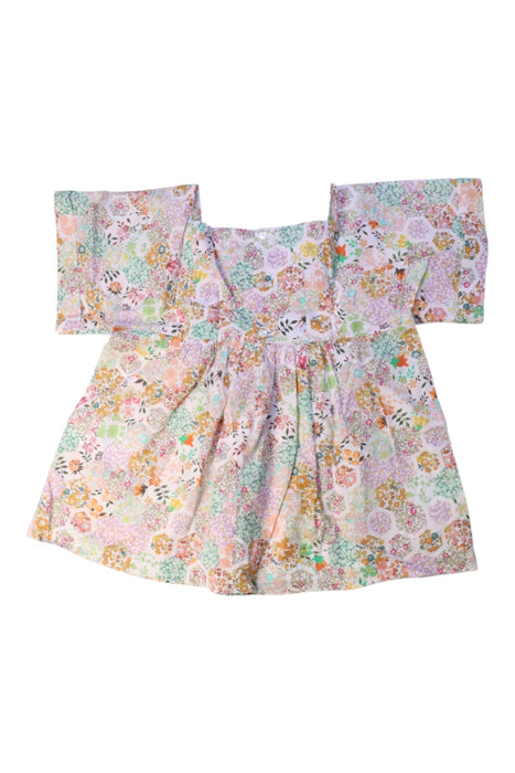 A Multicolour Short Sleeve Tops from Bonpoint in size 6T for girl. (Back View)