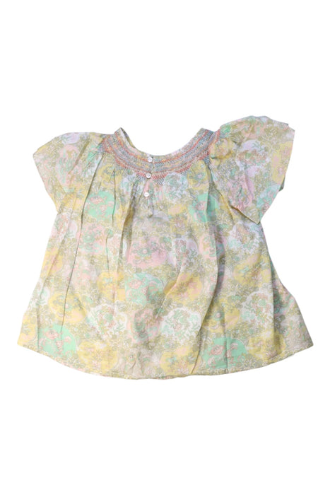 A Multicolour Short Sleeve Tops from Bonpoint in size 6T for girl. (Back View)