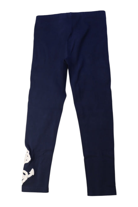 A Navy Leggings from Polo Ralph Lauren in size 7Y for girl. (Back View)