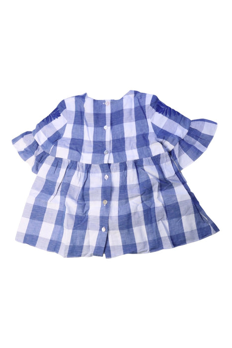 A Blue Long Sleeve Dresses from Tartine et Chocolat in size 6T for girl. (Back View)