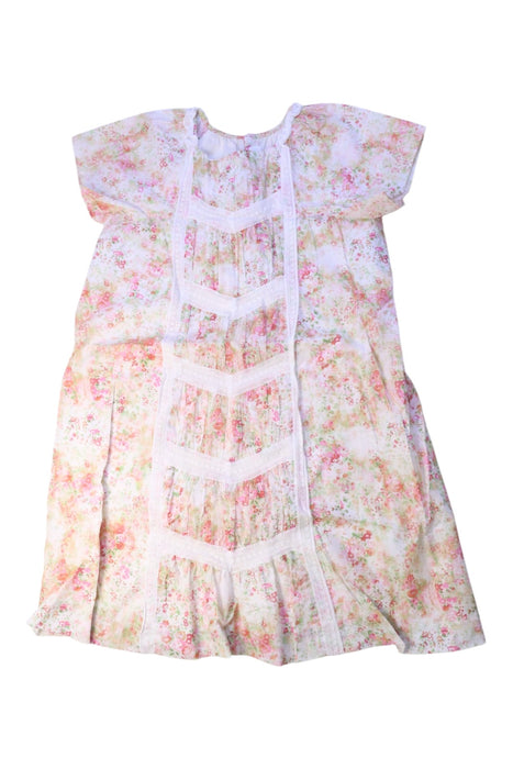 A Pink Short Sleeve Dresses from Bonpoint in size 8Y for girl. (Front View)