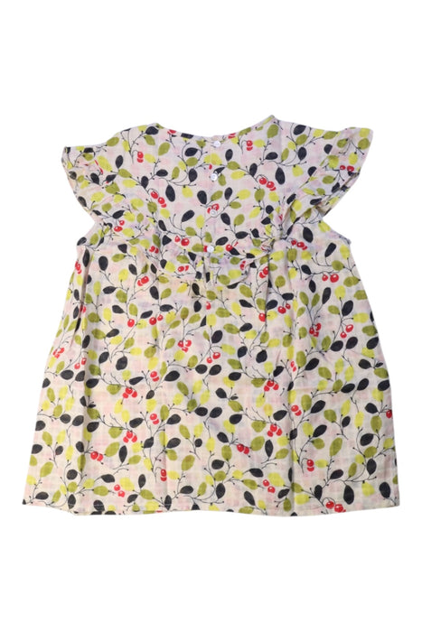 A Multicolour Sleeveless Dresses from Bonpoint in size 6T for girl. (Back View)