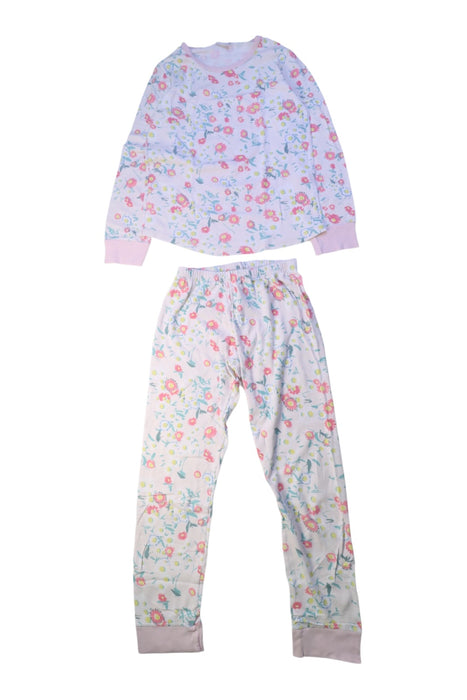 A Pink Pyjama Sets from Petit Bateau in size 8Y for girl. (Front View)