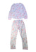 A Pink Pyjama Sets from Petit Bateau in size 8Y for girl. (Front View)