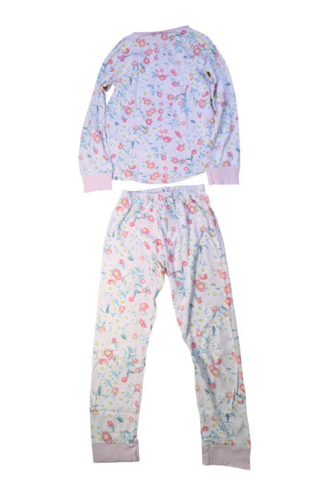 A Pink Pyjama Sets from Petit Bateau in size 8Y for girl. (Back View)