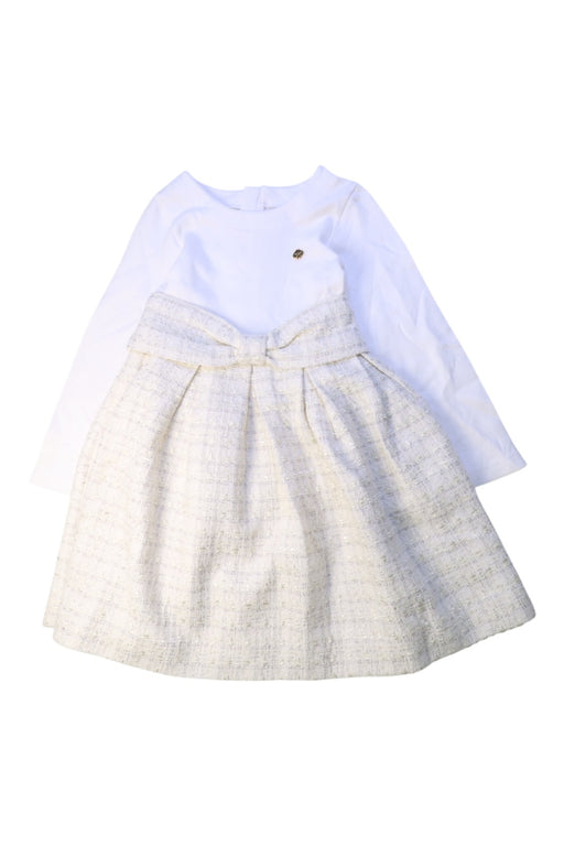 A White Dress Sets from Kate Spade in size 5T for girl. (Front View)