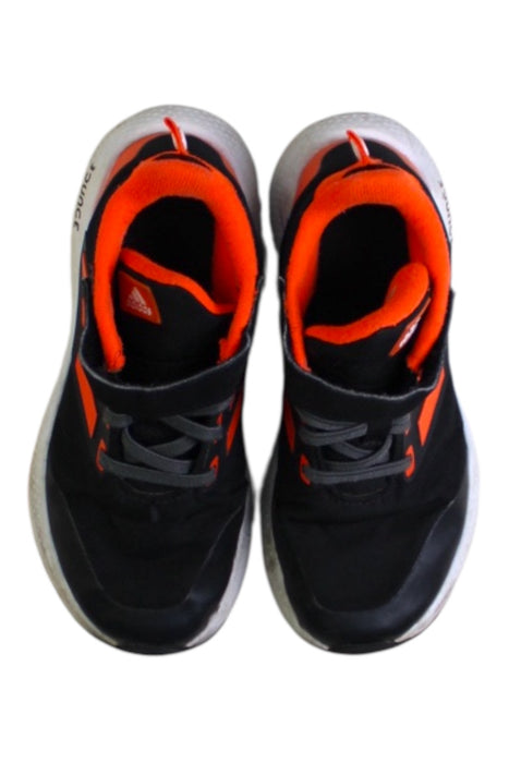 A Black Sneakers from Adidas in size 6T for boy. (Back View)