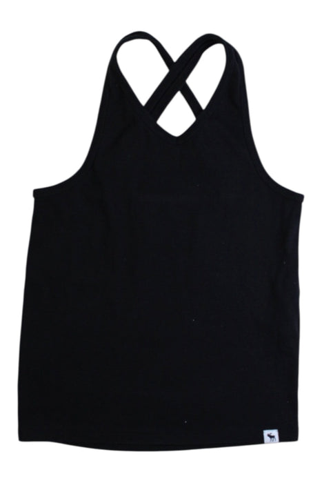 A Black Sleeveless Tops from Abercrombie & Fitch in size 7Y for girl. (Front View)