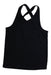 A Black Sleeveless Tops from Abercrombie & Fitch in size 7Y for girl. (Back View)