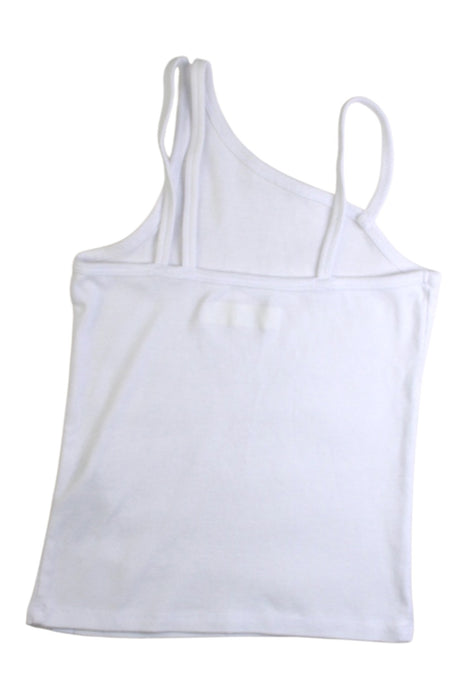 A White Sleeveless Tops from Abercrombie & Fitch in size 7Y for girl. (Back View)