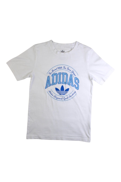 A White Short Sleeve T Shirts from Adidas in size 7Y for neutral. (Front View)