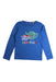 A Blue Long Sleeve T Shirts from Boden in size 7Y for girl. (Front View)