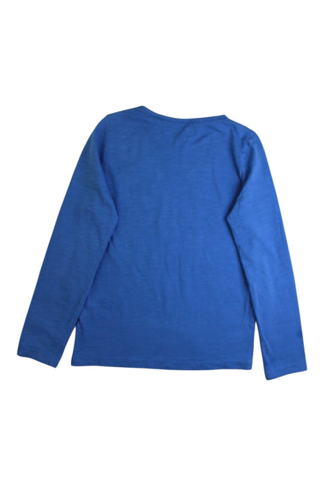 A Blue Long Sleeve T Shirts from Boden in size 7Y for girl. (Back View)