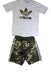 A Multicolour Shorts Sets from Adidas in size 7Y for boy. (Front View)