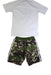 A Multicolour Shorts Sets from Adidas in size 7Y for boy. (Back View)