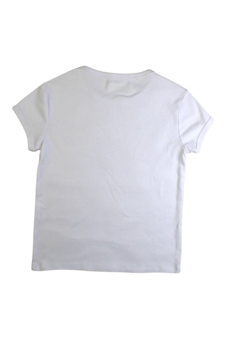 A White Short Sleeve T Shirts from Abercrombie & Fitch in size 7Y for girl. (Back View)