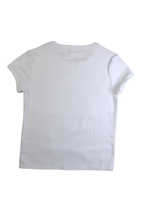 A White Short Sleeve T Shirts from Abercrombie & Fitch in size 7Y for girl. (Back View)