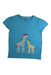 A Blue Short Sleeve T Shirts from Boden in size 7Y for girl. (Front View)