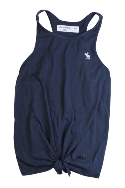 A Navy Sleeveless Tops from Abercrombie & Fitch in size 7Y for girl. (Front View)