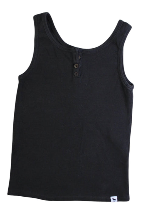 A Black Sleeveless Tops from Abercrombie & Fitch in size 7Y for girl. (Front View)