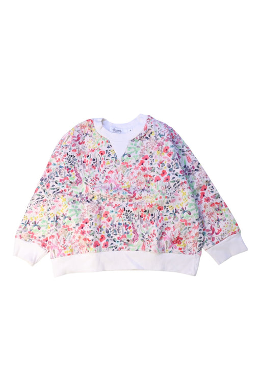 A Multicolour Crewneck Sweatshirts from Bonpoint in size 4T for girl. (Front View)