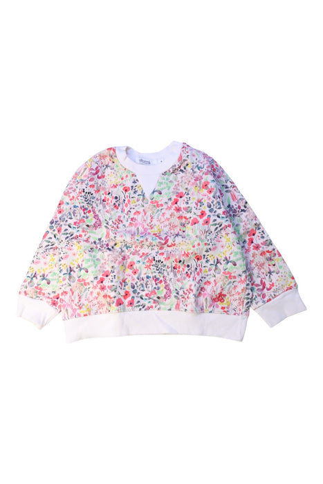 A Multicolour Crewneck Sweatshirts from Bonpoint in size 4T for girl. (Front View)