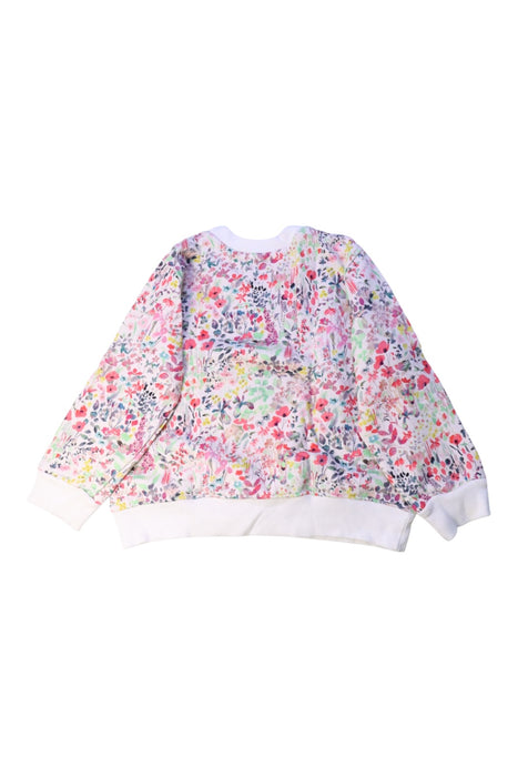 A Multicolour Crewneck Sweatshirts from Bonpoint in size 4T for girl. (Back View)