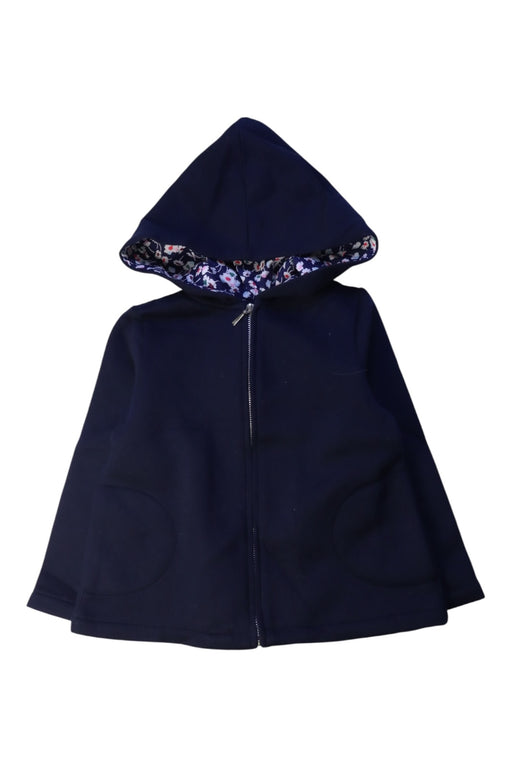 A Navy Capes & Ponchos from Jacadi in size 4T for girl. (Front View)