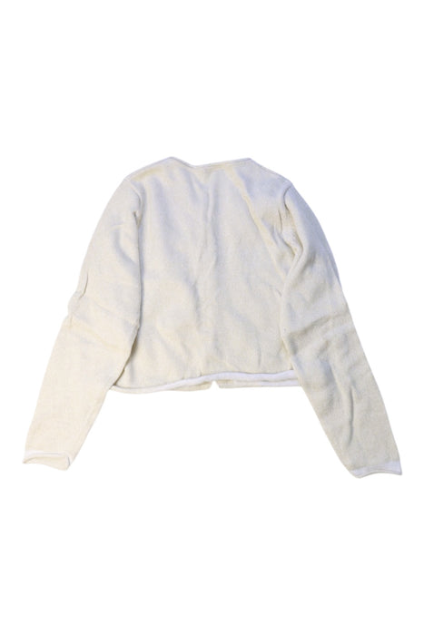 A Ivory Cardigans from Petit Bateau in size 4T for girl. (Back View)