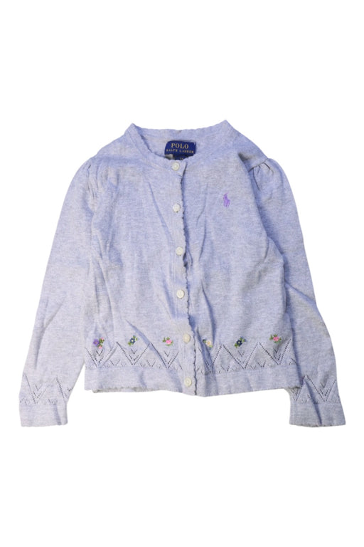 A Grey Cardigans from Polo Ralph Lauren in size 3T for girl. (Front View)