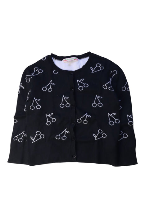 A Black Cardigans from Bonpoint in size 4T for girl. (Front View)