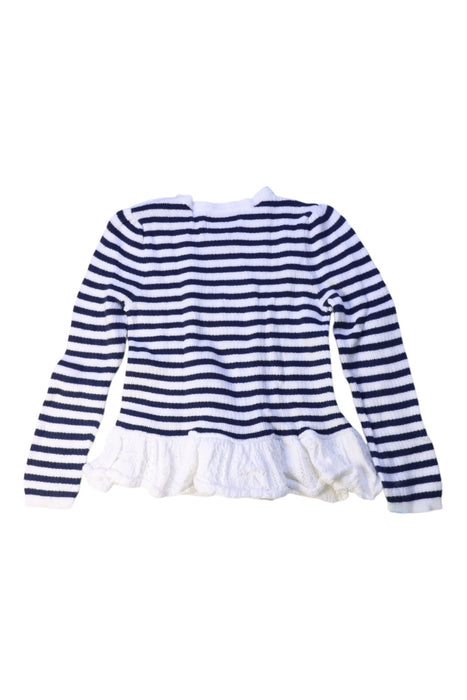 A Navy Long Sleeve Tops from Polo Ralph Lauren in size 3T for girl. (Back View)