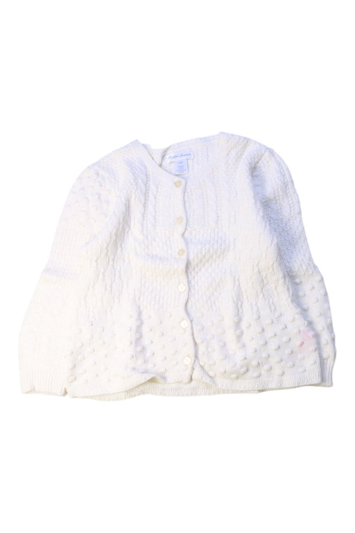 A White Cardigans from Ralph Lauren in size 2T for girl. (Front View)