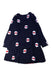 A Navy Long Sleeve Dresses from Jacadi in size 4T for girl. (Front View)