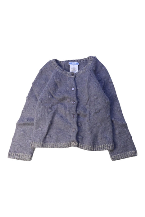 A Grey Cardigans from Jacadi in size 3T for girl. (Front View)