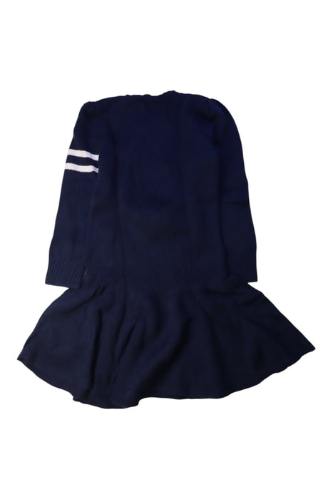 A Navy Sweater Dresses from Polo Ralph Lauren in size 4T for girl. (Back View)